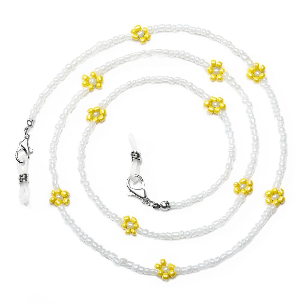 6236 Mask Chain Daisy Glasses Chain Flower Mask Lanyard Face Mask Holder